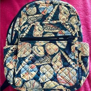 Vera Bradley small backpack in Morning Shells